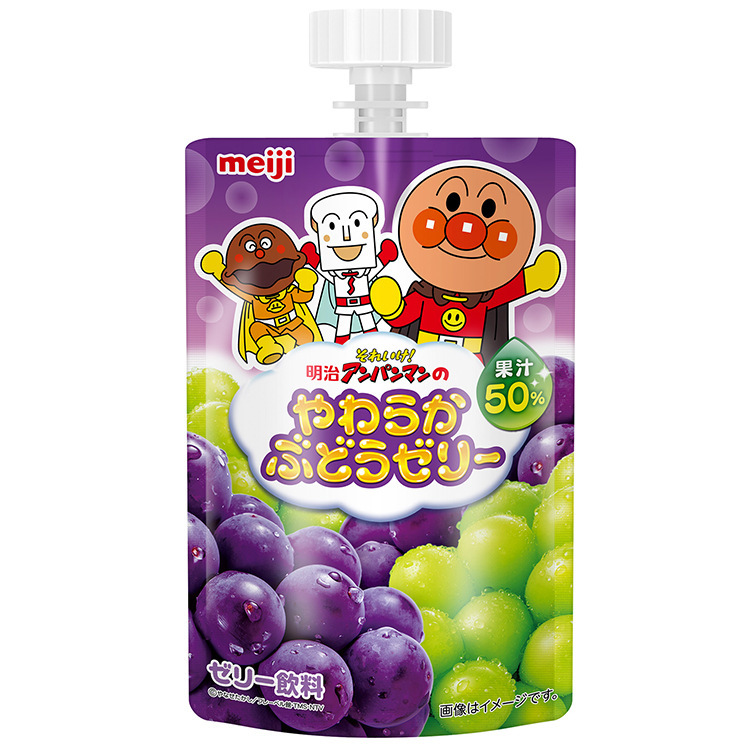 明治それいけ！アンパンマンのやわらかぶどうゼリー｜グッズ
