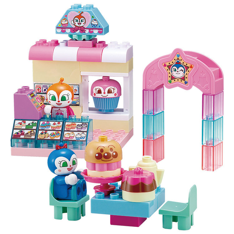 ドキンちゃんとコキンちゃん♪ キラキラおみせブロックバケツ｜グッズ